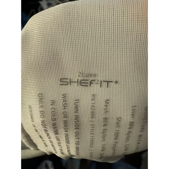 SHEFIT Ultimate Sports Bra White 2 LUXE High Impact Adjustable w PADS - Picture 7 of 9